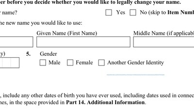 US government's decision to introduce a Gender X option on immigration form sparks a row US government's decision to introduce a Gender X option on immigration form sparks a row
