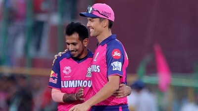 Purple Cap IPL 2024: The Rajasthan Royals duo of Trent Boult and Yuzvendra Chahal ripped MI's batting line-up (AP)