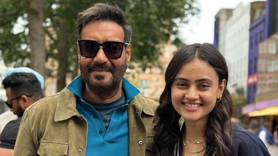 Ajay Devgn and Janki Bodiwala Ajay Devgn and Janki Bodiwala