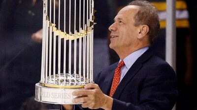 Larry Lucchino, the force behind baseball’s retro ballpark revolution and the transformation of the Boston Red Sox from cursed losers to World Series champions, has died. He was 78. Lucchino had suffered from cancer. The Triple-A Worcester Red Sox, his last project in a career that also included three major league baseball franchises and one in the NFL, confirmed his death on Tuesday, April 2, 2024.(AP Photo/Michael Dwyer, File) (AP) Larry Lucchino, the force behind baseball’s retro ballpark revolution and the transformation of the Boston Red Sox from cursed losers to World Series champions, has died. He was 78. Lucchino had suffered from cancer. The Triple-A Worcester Red Sox, his last project in a career that also included three major league baseball franchises and one in the NFL, confirmed his death on Tuesday, April 2, 2024.(AP Photo/Michael Dwyer, File) (AP)