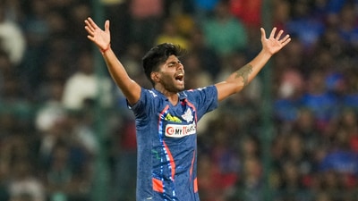 Mayank Yadav continues to shine with his rapid pace. (PTI) Mayank Yadav continues to shine with his rapid pace. (PTI)