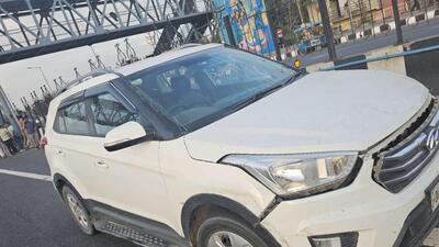 Police said the Creta SUV (above) in which the woman, Nanhi Khatoon, was travelling was being driven by her son Mohammad Aminuddin, 32 (HT Photo) Police said the Creta SUV (above) in which the woman, Nanhi Khatoon, was travelling was being driven by her son Mohammad Aminuddin, 32 (HT Photo)