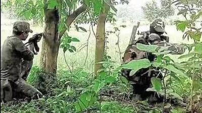 Police said the exchange of fire continued for about three hours. (Representative Image)