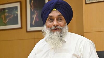 SAD president Sukhbir Singh Badal during an interaction at HT office in Mohali on Tuesday. (SANJEEV SHARMA/HT) SAD president Sukhbir Singh Badal during an interaction at HT office in Mohali on Tuesday. (SANJEEV SHARMA/HT)