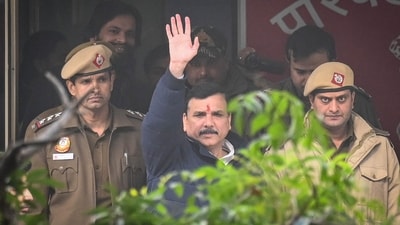 Sanjay Singh was granted bail by the Supreme Court on Tuesday. (Sanchit Khanna/ Hindustan Times file) Sanjay Singh was granted bail by the Supreme Court on Tuesday. (Sanchit Khanna/ Hindustan Times file)