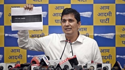 Delhi Cabinet Minister Saurabh Bharadwaj (HT file photo) Delhi Cabinet Minister Saurabh Bharadwaj (HT file photo)