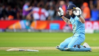 Ben Stokes reacts during the ICC Cricket World Cup 2019 final against England (Getty/File ) Ben Stokes reacts during the ICC Cricket World Cup 2019 final against England (Getty/File )