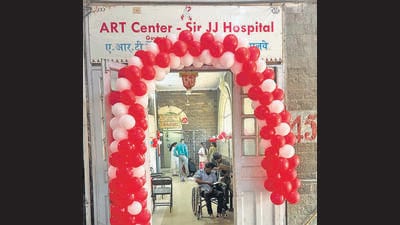The first ART centre was started on April 1, 2004, in JJ Hospital The first ART centre was started on April 1, 2004, in JJ Hospital
