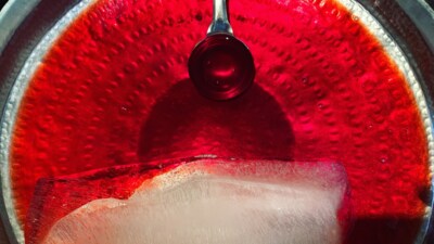 The sherbet was prepared from the extracts of spinach, watermelon, endive, khas-khas grass, coriander seed, damask rose, etc (HT photo)