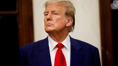 FILE PHOTO: Republican presidential candidate and former U.S. President Donald Trump attends the 2024 Senior Club Championship award ceremony at his Trump International Golf Club in West Palm Beach, Florida, U.S. March 24, 2024.  REUTERS/Marco Bello/File Photo/File Photo (REUTERS)