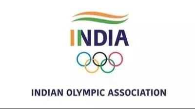 Indian Olympic Association (IOA) logo Indian Olympic Association (IOA) logo