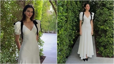 Kendall Jenner took to Instagram to share dreamy pictures of herself dressed in a white midi dress perfect for enjoying a summer date night with your beau or a fancy dinner and drinks outing with your girlfriends. She shared the photos with the caption, "Dress of my dreams." See the supermodel's images in the ensemble to check out whether the ensemble can be a dream pick for your closet. (Instagram) Kendall Jenner took to Instagram to share dreamy pictures of herself dressed in a white midi dress perfect for enjoying a summer date night with your beau or a fancy dinner and drinks outing with your girlfriends. She shared the photos with the caption, "Dress of my dreams." See the supermodel's images in the ensemble to check out whether the ensemble can be a dream pick for your closet. (Instagram)