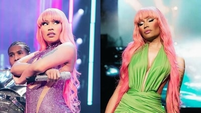 Barbie-core Nicki Minaj outfits for the Pink Friday 2 World Tour. (Instagram / nickiminaj) Barbie-core Nicki Minaj outfits for the Pink Friday 2 World Tour. (Instagram / nickiminaj)