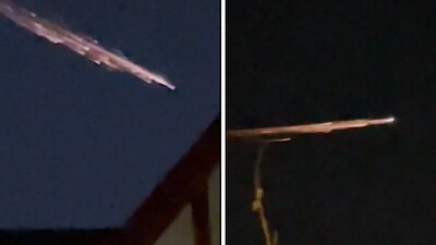 Strange series of lights were seen in night sky across Southern California (X, formerly Twitter)