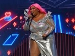 US singer Lizzo, who built her brand on being a poster girl for self-love but has been hit by employee harassment suits, said she is quitting, tired of being targeted for her looks and character.(Photo by ANGELA WEISS / AFP) US singer Lizzo, who built her brand on being a poster girl for self-love but has been hit by employee harassment suits, said she is quitting, tired of being targeted for her looks and character.(Photo by ANGELA WEISS / AFP)