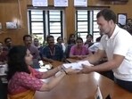 Rahul Gandhi files his nomination from Wayanad(ANI)