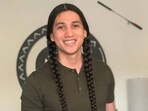 Yellowstone actor Mo Brings Plenty’s nephew Cole Brings Plenty (pictured) went missing, now named a suspect in a domestic violence case (Lawrence Police Department)