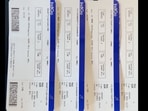The picture shows the IndiGo flight tickets shared by the passenger. The picture shows the IndiGo flight tickets shared by the passenger.