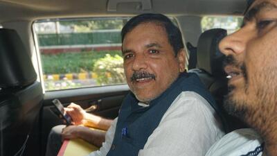 AAP leader Sanjay Singh. (PTI) AAP leader Sanjay Singh. (PTI)