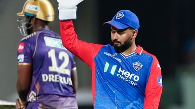 Delhi Capitals' skipper Rishabh Pant during the match against Kolkata Knight Riders in the Indian Premier League (IPL) 2024 (ANI) Delhi Capitals' skipper Rishabh Pant during the match against Kolkata Knight Riders in the Indian Premier League (IPL) 2024 (ANI)