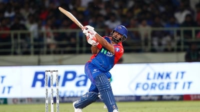 Rishabh Pant scored his first half-century against KKR in the IPL. (ANI) Rishabh Pant scored his first half-century against KKR in the IPL. (ANI)