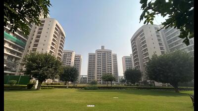 Chintels Paradiso located at Sector-109 near the Euro International School, in Gurugram, Haryana. (Parveen Kumar/HT Photo) Chintels Paradiso located at Sector-109 near the Euro International School, in Gurugram, Haryana. (Parveen Kumar/HT Photo)