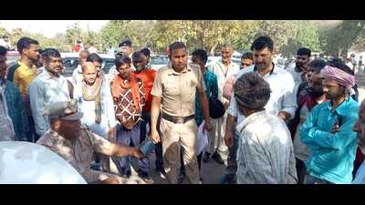 Footage recovered from a CCTV camera captured the accused fleeing from the spot after the incident. (HT)