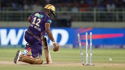 Ishant Sharma bowled Andre Russell with a toe-crushing yorker. (AP)