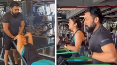 Suriya and Jyothika are couple goals in their workout video Suriya and Jyothika are couple goals in their workout video