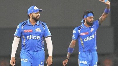 The Mumbai Indians look crushed... and there's no two ways about it. (PTI) The Mumbai Indians look crushed... and there's no two ways about it. (PTI)