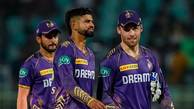 Under the leadership of Shreyas Iyer, KKR have won their first three games for the first time in an IPL season (PTI) Under the leadership of Shreyas Iyer, KKR have won their first three games for the first time in an IPL season (PTI)