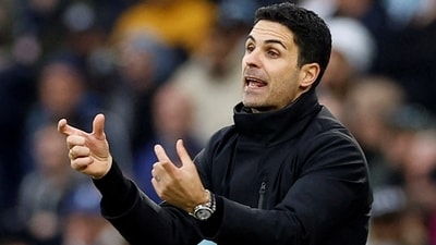 Arsenal coach Mikel Arteta on what it will take to beat Liverpool and Manchester City to the EPL title. (Action Images via Reuters)