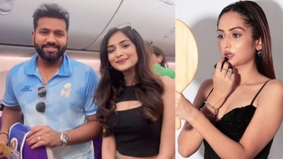 Sejal Jaiswal with Rohit Sharma