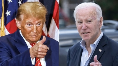 Donald Trump refocuses campaign on immigration, declares “Every town a border town”(Photo by TANNEN MAURY and Brendan Smialowski / AFP) (AFP) Donald Trump refocuses campaign on immigration, declares “Every town a border town”(Photo by TANNEN MAURY and Brendan Smialowski / AFP) (AFP)