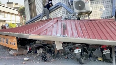 Taiwan's worst quake in recent years struck on September 21, 1999, with a magnitude of 7.7, causing 2,400 deaths, injuring around 100,000 and destroying thousands of buildings. (AP) Taiwan's worst quake in recent years struck on September 21, 1999, with a magnitude of 7.7, causing 2,400 deaths, injuring around 100,000 and destroying thousands of buildings. (AP)
