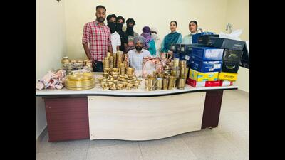 The accused in the custody of Mohali CIA team. (HT)