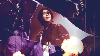 Theatrical poster for SUGA│Agust D TOUR ‘D-DAY’ THE MOVIE. Theatrical poster for SUGA│Agust D TOUR ‘D-DAY’ THE MOVIE.