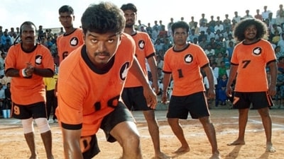 Thalapathy Vijay's Ghilli to re-release in theatres as it celebrates 20 years. Thalapathy Vijay's Ghilli to re-release in theatres as it celebrates 20 years.