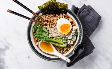 Steaming hot ramen bowls are gaining traction on restaurant menus owing to their flavour possibilities and their healthy quotient (Shutterstock) Steaming hot ramen bowls are gaining traction on restaurant menus owing to their flavour possibilities and their healthy quotient (Shutterstock)