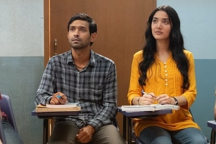 Vikrant and Medha in 12th Fail Vikrant and Medha in 12th Fail