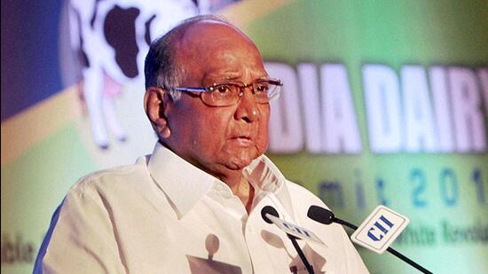 NCP chief Sharad Pawar. (HT FILE)