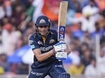 Gujarat Titans' captain Shubman Gill in action. Gujarat Titans' captain Shubman Gill in action.