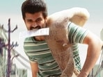 Vijay Deverakonda in a still from Family Star Vijay Deverakonda in a still from Family Star
