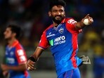 Delhi Capitals' Khaleel Ahmed is fifth in the Purple Cap race. Delhi Capitals' Khaleel Ahmed is fifth in the Purple Cap race.