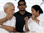 West Bengal chief minister Mamata Banerjee with Prime Minister Narendra Modi. West Bengal chief minister Mamata Banerjee with Prime Minister Narendra Modi.