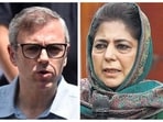 Omar Abdullah (left) and Mehbooba Mufti Omar Abdullah (left) and Mehbooba Mufti