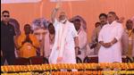 PM Narendra Modi at election rally at Bihar’s Jamui on Thursday (HT Photo)