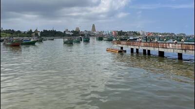 A political row has erupted surrounding the Katchatheevu island ahead of the Lok Sabha polls. (Divya Chandrababu/HT Photo) A political row has erupted surrounding the Katchatheevu island ahead of the Lok Sabha polls. (Divya Chandrababu/HT Photo)