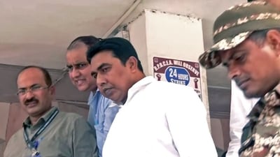 Suspended Trinamool Congress (TMC) strongman and Sandeshkhali. (ANI Photo) Suspended Trinamool Congress (TMC) strongman and Sandeshkhali. (ANI Photo)