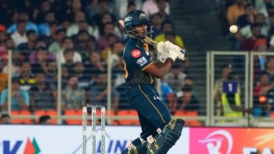 He was also helped generously by B Sai Sudharsan's 19-ball 33 and Rahul Tewatia's eight-ball unbeaten 23. (ANI) He was also helped generously by B Sai Sudharsan's 19-ball 33 and Rahul Tewatia's eight-ball unbeaten 23. (ANI)